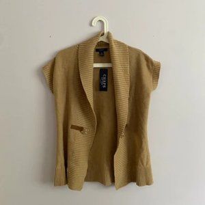 Tan Vest Cardigan